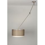 Lumidora Hanglamp 30146 BERLIN E27 Bruin Taupe Textiel ⌀ 47