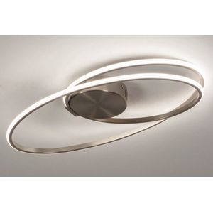 Lumidora Plafondlamp 73530 - Ingebouwd LED - 21.0 Watt - 1575 Lumen - 2700 Kelvin - Staalgrijs - Metaal - Met dimmer