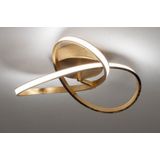 Gouden - Led Plafondlamp - Dimbaar - Hoge Lichtopbrengst