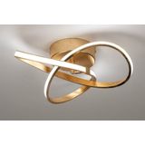 Gouden - Led Plafondlamp - Dimbaar - Hoge Lichtopbrengst