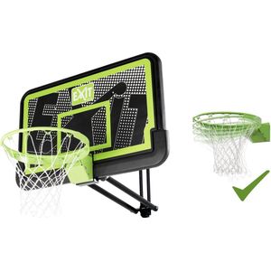 EXIT Galaxy Basketbalbord Voor Muurmontage Met Dunkring - Black Edition