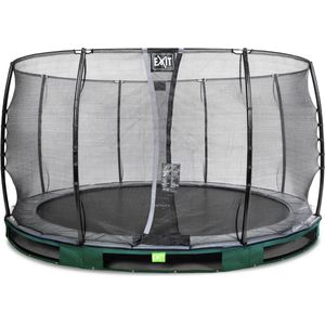 EXIT Elegant inground trampoline rond ø366cm - groen