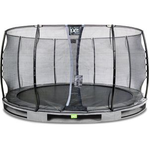 EXIT Elegant inground trampoline rond ø427cm - grijs