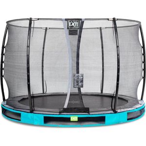 EXIT Elegant inground trampoline rond ø305cm - blauw
