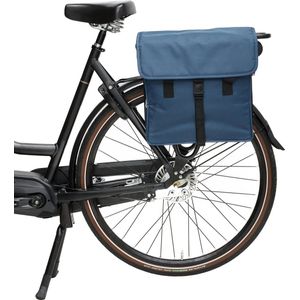 BECK Canvas Shopper Fietstas blauw