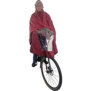 HOOODIE Poncho Deluxe bordeaux