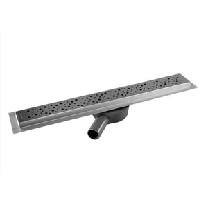 CityLine douchegoot - RVS - 40cm - Flex uitloop - Dots