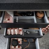 Knit Factory - Grote Blok - Pannenlap - Ecru/Oker - 23x23 cm