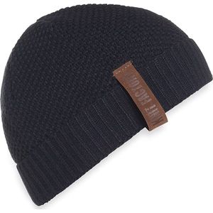 Knit Factory Jazz Gebreide Muts Heren & Dames - Beanie hat - Navy - Warme donkerblauwe Wintermuts - Unisex - One Size