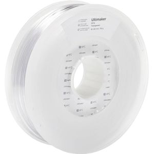 UltiMaker 227332 Filament PETG Chemisch bestendig, Hittebestendig 2.85 mm 750 g Transparant 1 stuk(s)