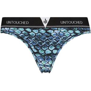 Untouched - String Dames - Opvallende Fotoprint: Reptile - Maat: XL