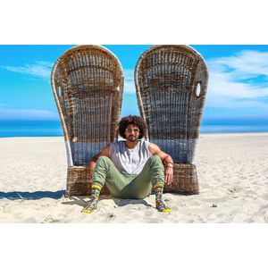 Sock My Feet orange sokken maat 43/46 oranje