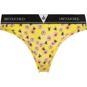 Untouched - String Dames - Lingerie - Opvallende Fotoprint - Daisy Bee - Maat XS