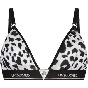 Untouched Underwear Lingerie Cow Skin Bralette  S Beugelloze bh - Beugelloos  - Dames cadeautips