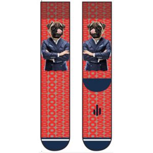 Sock My Feet My Boss - Grappige sokken heren - Maat 39-42 - My Boss - Funny Socks - Vrolijke sokken - Leuke sokken - Fashion statement - Grappige cadeaus voor Kerst - Socks First. Nieuwe collectie najaar 2023
