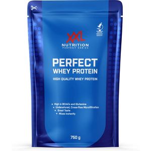 XXL Nutrition - Perfect Whey Protein - Eiwitpoeder, Proteïne poeder, Eiwitshake, Proteïne Shake - Aardbei Banaan - 750 gram