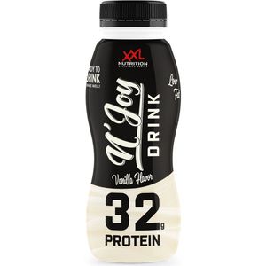 XXL Nutrition - N'Joy Protein Drink - Kant en Klare Eiwitshake, Proteďne Supplement - 80% Caseďne & 20% Whey - Diverse Smaken - Vanille - 6 Pack