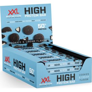 XXL Nutrition - High Protein Bar 2.0 - Eiwitrepen, Eiwit Reep, Proteïne Bars - Cookies & Cream - 20 Pack