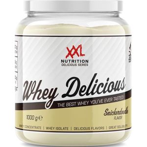 XXL Nutrition - Whey Delicious - 80% Eiwit - Snicker doodle - Wei Eiwitpoeder met BCAA & Glutamine, Proteine Poeder, Eiwit shake, Whey Protein - Diverse Smaken - 450 gram (15 shakes)
