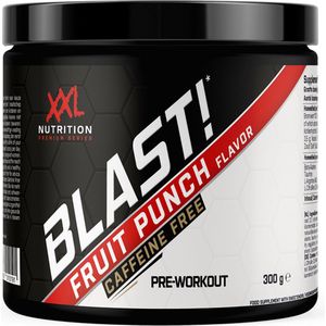 Xxl nutrition blast! pre workout (decaf) fruit punch  300GR |
