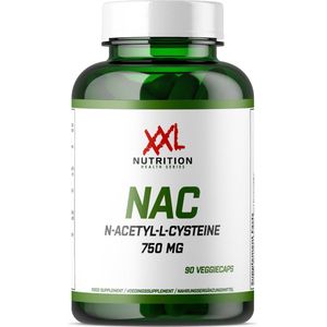 XXL Nutrition - NAC (N-Acetyl L-Cysteine) 750mg - Aminozuur Supplement - 90 Veggiecaps