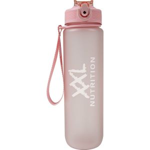 Xxl nutrition hydrate bidon in de kleur roze.