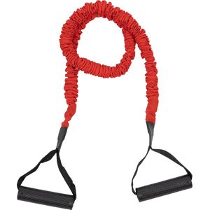 XXL Nutrition - Resistance Bands Pro - Fitness Elastiek Weerstandsband - Full Body Workout - Inclusief Training Guide & Deurbevestiging - 120cm - Rood: 8,5 kg