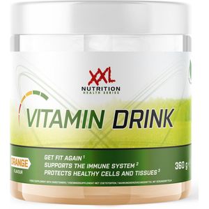 XXL Nutrition - Vitamin Drink - Frisse Drank met Vitamines & Mineralen - Vegan - Orange - 360 gram