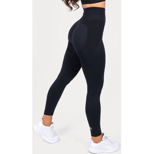 XXL Nutrition - Seamless Leggings - Fitness Legging Dames met Hoge Taille & Scrunch-Bum - Sportlegging - 100% Squat Proof - 75% Polyester, 25% Spandex - Zwart - Maat M