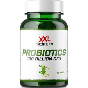 XXL Nutrition - Probiotics - 100 Miljard CFU Probiotica - Bevat Lactobacillus & Bifidobacterium - 30 Tabletten - NZVT