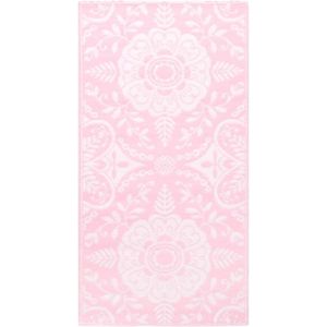 vidaXL Buitenkleed 120x180 cm PP roze