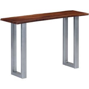 vidaXL Konsolentisch 115x35x76 cm Massivholz Akazie und Eisen