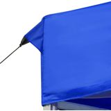 vidaXL - Partytent - professioneel - inklapbaar - 6x3 - m - aluminium - blauw