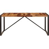 vidaXL Eettafel 180x90x75 cm massief sheeshamhout