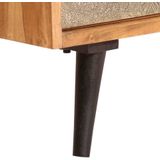 Sideboard 80x30x75 cm Massivholz Akazie Vidaxl