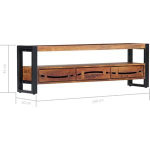 vidaXL-Tv-meubel-140x30x45-cm-massief-acaciahout