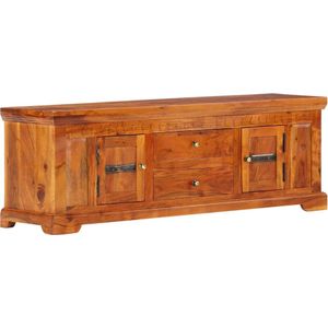 vidaXL TV-Schrank 119x30x40 cm Massivholz Akazie