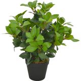 vidaXL Künstliche Pflanze Lorbeerbaum mit Topf Grün 40 cm