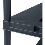 vidaXL-Opbergrek-260-kg-90x40x180-cm-kunststof-zwart