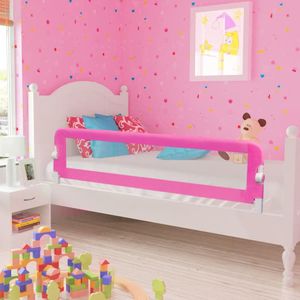 VidaXL Kinderbedhekjes - 2 st - 150x42 cm - Roze