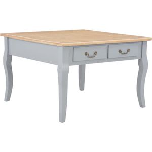 Couchtisch Grau 80 x 80 x 50 cm Holz Vidaxl