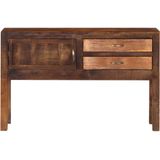 VidaXL Dressoir 118x30x75 cm - Massief Mangohout