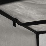 vidaXL - Kledingkast - 75x50x160 - cm - grijs
