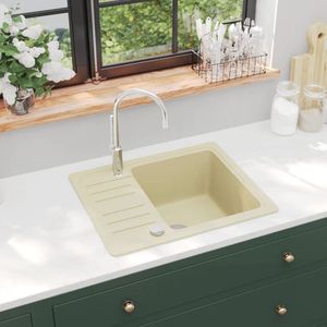 VidaXL-Gootsteen-enkele-bak-graniet-beige