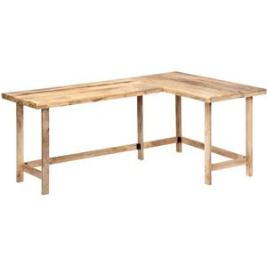 vidaXL Schreibtisch 180 x 120 x 76 cm Massivholz Mango