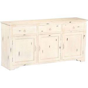 vidaXL-Dressoir-160x40x80-cm-massief-mangohout-wit