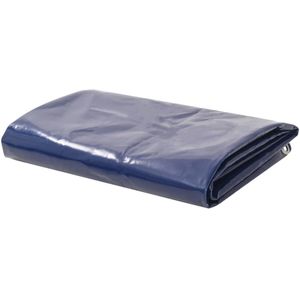 vidaXL Dekzeil - Blauw - Canvas met PVC-coating - 2,5x3,5 m