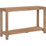 VidaXL Wandtafel 120x35x75 cm - Massief Teakhout