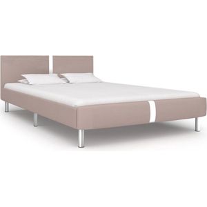 vidaXL-Bedframe-kunstleer-cappuccino-140x200-cm