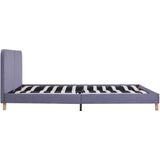 VidaXL Bedframe Stof Lichtgrijs 160x200 cm